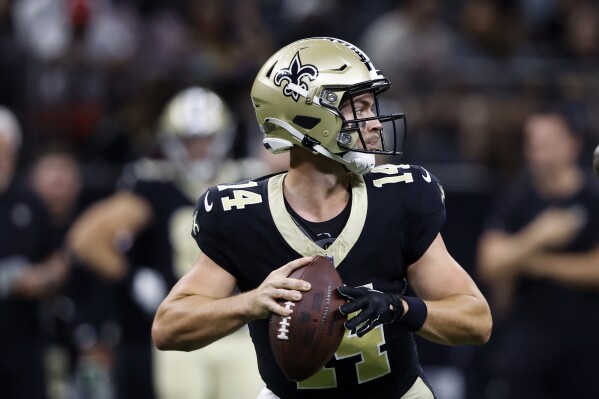 Saints reserve rookie QB Jake Haener suspended 6 games AP News